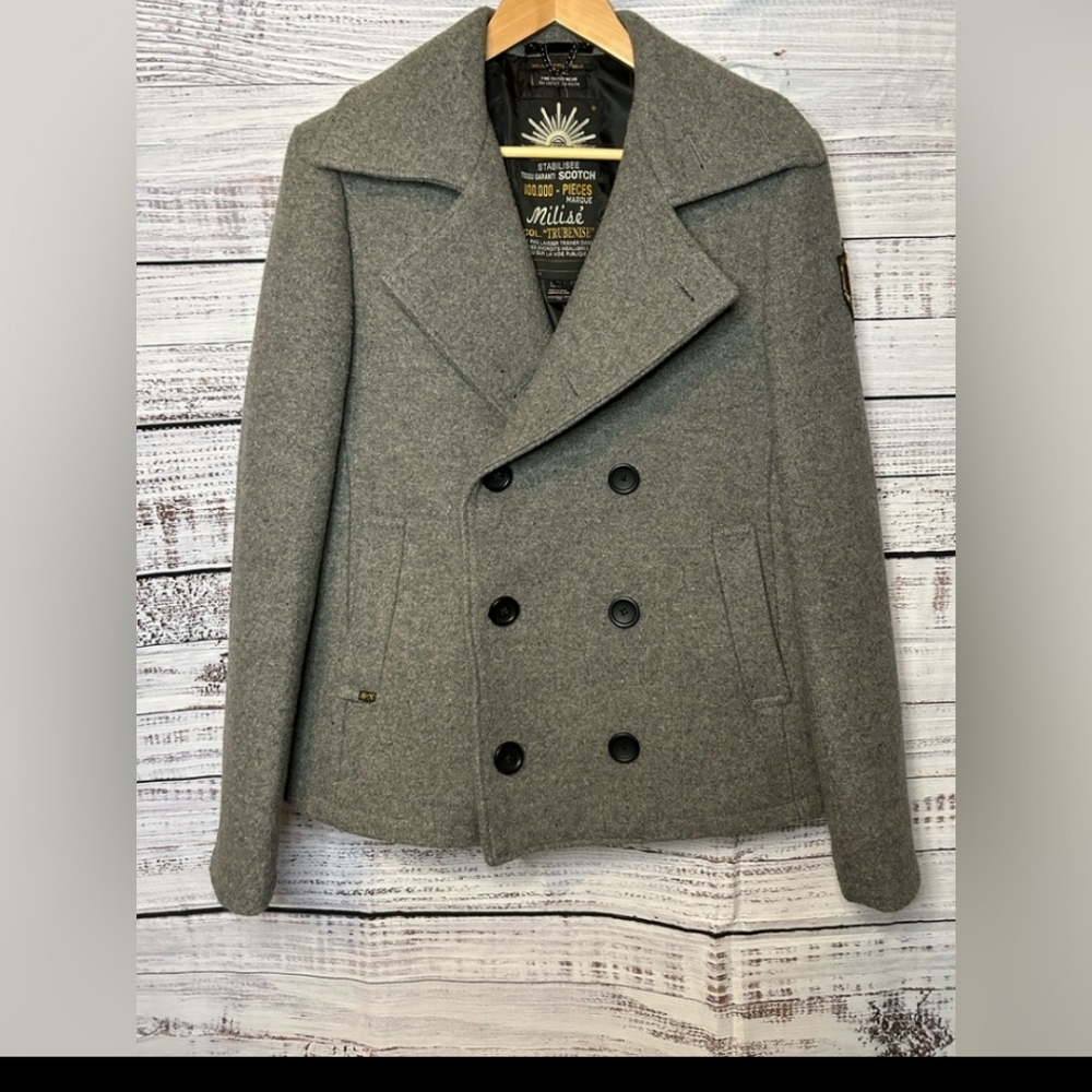 Scotch& Soda double breasted wool coat